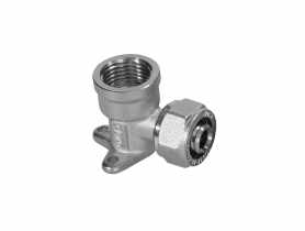 Złączka skręcana kolano przyścienne 16x1/2" gw DURO SYSTEM