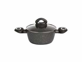 Garnek Rock 18 cm - 2 L z pokrywą VALDINOX