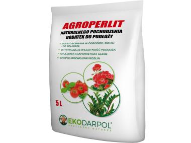 Zdjęcie: Dodatek do podłoży Agroperlit 5 L EKODARPOL