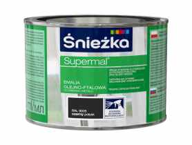 Emalia Supermal czarny RAL9005 0,4L ŚNIEŻKA
