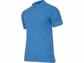Koszulka Polo, 220g/m2, niebieska, XL, CE, LAHTI PRO