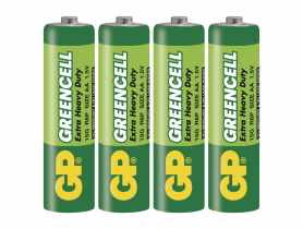 Bateria cynkowa GP GREENCELL AA (R6) 4BL EMOS