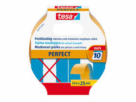 Taśma maskująca, malarska Perfect, 25m-25mm, pomarańczowa TESA