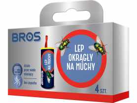 Lep okrągły na muchy 4-pak BROS