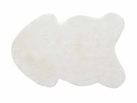 Dywan skórka biała 60x90 cm Rabbit-Nop INDAVO