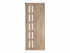 Drzwi harmonijkowe ST5 80x201 cm jesion STANDOM