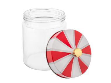 Zdjęcie: Pojemnik do przechowywania biało-czerwony 700 ml dekoracja cirus ALTOM DESIGN