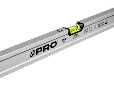 Zdjęcie: Poziomnica PRO600 anodowana srebrna z magnesami 150 cm PRO