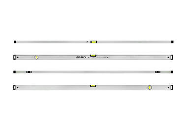 Zdjęcie: Poziomnica PRO600 anodowana srebrna z magnesami 150 cm PRO