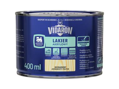 Zdjęcie: Lakier Akrylowy bezbarwny 0,4L VIDARON