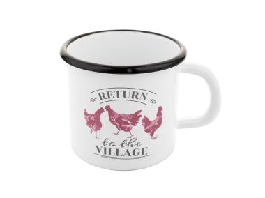 Zdjęcie: Kubek emaliowany Village 10 cm - 700 ml FLORINA