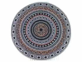 Dywan Borneo 5314-4 koło 120 cm czarne INDAVO