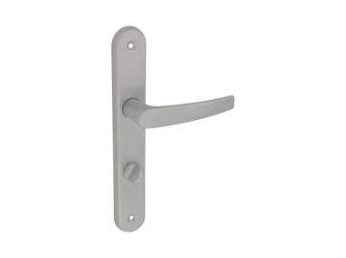 Zdjęcie: Klamka lak 72 WC srebrna METRO