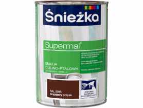 Emalia Supermal brązowy RAL8016 0,8L ŚNIEŻKA