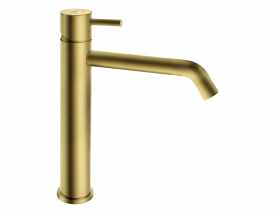 Bateria Ciriculus umywalkowa średnia złoto szczotkowane FERRO