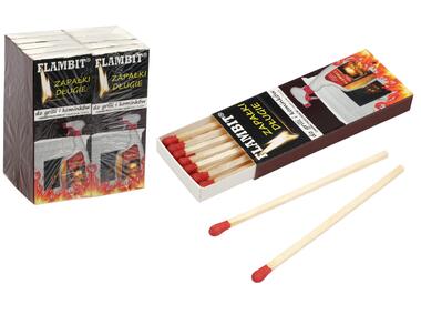 Zdjęcie: Zapałki długie świecowe Flambit 90 mm, 15 sztuk SIMPLE SOLUTIONS