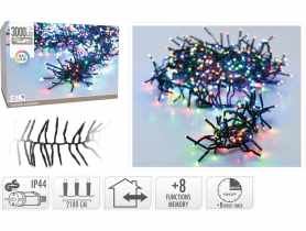 Łańcuch świetlny 22 m 3000 led wielokolorowy KOOPMAN