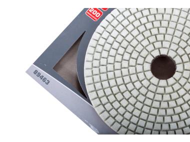 Zdjęcie: Nakładka polerska diamentowa gr.200 - 125 mm gres-ceramika PROLINE