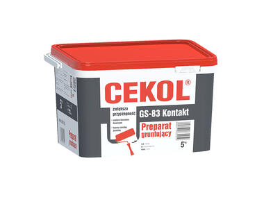 Zdjęcie: Preparat gruntujący GS-83 kontakt 5 kg CEKOL
