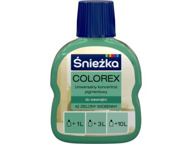 Zdjęcie: Koncentrat pigmentowy Colorex 42 zielony wiosenny 100ml N ŚNIEŻKA