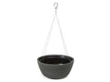 Zdjęcie: Misa wisząca Jersey 24 cm antracyt LAMELA