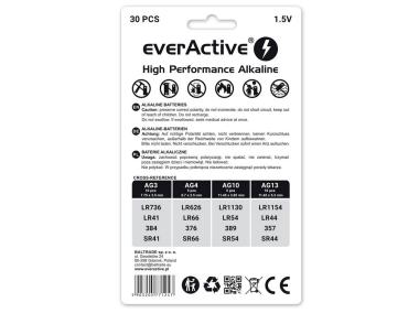 Zdjęcie: Baterie alkaliczne mini AG3, AG4, AG10, AG13 EVERACTIVE