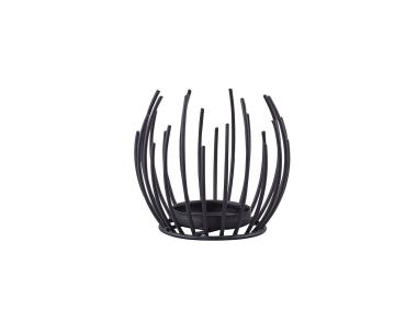 Zdjęcie: Świecznik metalowy 10x9.5 cm czarny ALTOMDESIGN