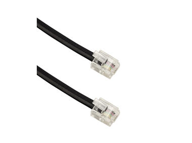 Zdjęcie: Kabel telefoniczny RJ11, 5 m, czarny BMTF06 DPM SOLID