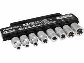 Komplet 3/8- 8 elementów nasadek torx wewnętrzny s-77138 STALCO