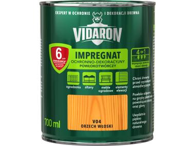 Zdjęcie: Impregnat do drewna orzech włoski 0,7 L VIDARON