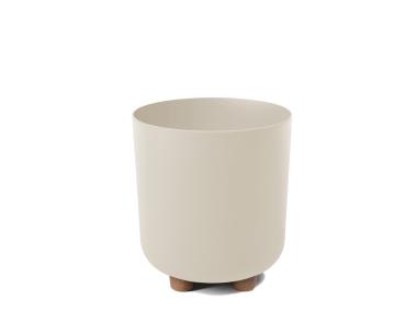 Zdjęcie: Donica Sofia 19 cm beżowa LAMELA PLASTIC