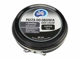 Pasta do obuwia 40 ml czarna CLEAN THERAPY