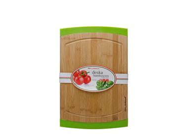 Zdjęcie: Deska bambusowa z silikonem P03026 duża FLORINA