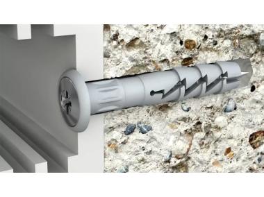 Zdjęcie: Kołek wbijany FX-K szybkiego montażu z kołnierzem 6x40 mm 500 szt. KOELNER