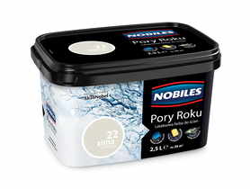 Farba lateksowa Pory Roku 2,5 L zima srebrzysta NOBILES