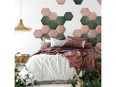 Zdjęcie: Panel tapiecerowany Mollis Hexago 17x17 cm ME27 STEGU
