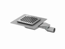 Wpust 150x150 z kołnierzem, odpływ poziomy DN=40, h=64 mm MG Gully ACO