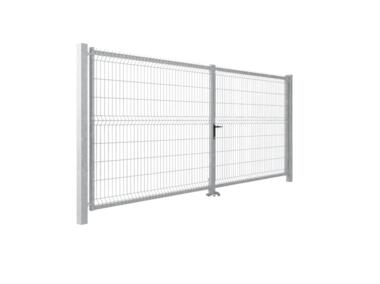 Zdjęcie: Brama dwuskrzydłowa Modest 3m x 1,23m ocynk (komplet) WIŚNIOWSKI
