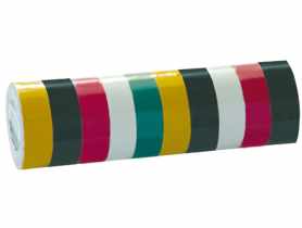 Taśma izolacyjna z PCV 19x0,13 mm - 10 m - 10 szt. MEGA