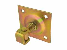 Zawias regulowany przykręcany 16 mm ocynk żółty METRO