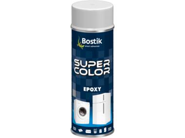 Zdjęcie: Lakier epoksydowy do renowacji powierzchni emaliowanych Super Color Epoxy biały 400 ml BOSTIK