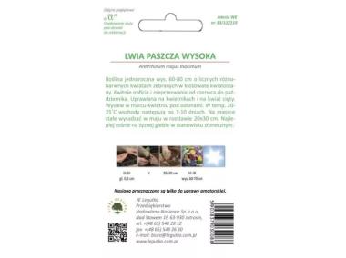 Zdjęcie: Lwia paszcza mieszanka 1 g W.LEGUTKO