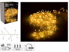 Łańcuch świetlny srebrny srebrny 7,2 m 720 led ciepły biały KOOPMAN