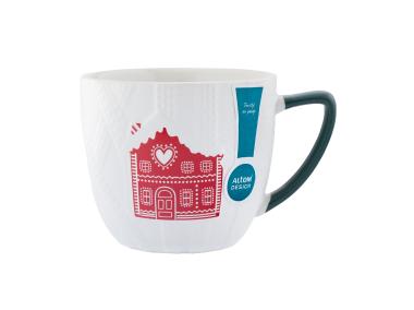 Zdjęcie: Kubek baryłka 540 ml Winter wool dekoracja piernikowy domek A ALTOM DESIGN