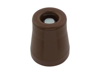 Zdjęcie: Odbojnik drzwiowy gumowy H-60x50 mm brąz METRO