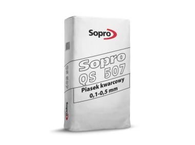 Zdjęcie: Piasek kwarcowy 0,1-0,5 mm QS 507 25 kg SOPRO