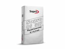 Piasek kwarcowy 0,1-0,5 mm QS 507 25 kg SOPRO