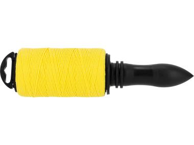 Zdjęcie: Sznurek murarski z rączką, żółty, 100 m, PP PROLINE