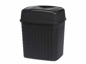 Kosz uchylny 5 L Willow czarny ALSEA