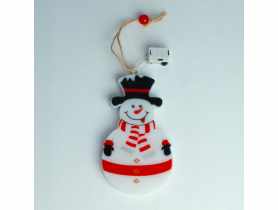 Zawieszka świąteczna LED Bałwanek VOLTENO